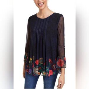 Desigual Rachel Bloe Blue size Large ptp 21